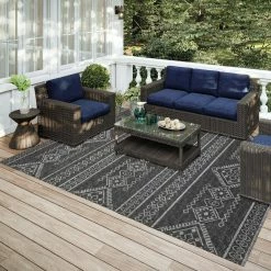 Modena Midnight 10 ft. x 14 ft. Southwest Area Rug by Addison Rugs -TrafficMaster Decor Store midnight addison rugs area rugs hdmo14mn10x14 31 1000