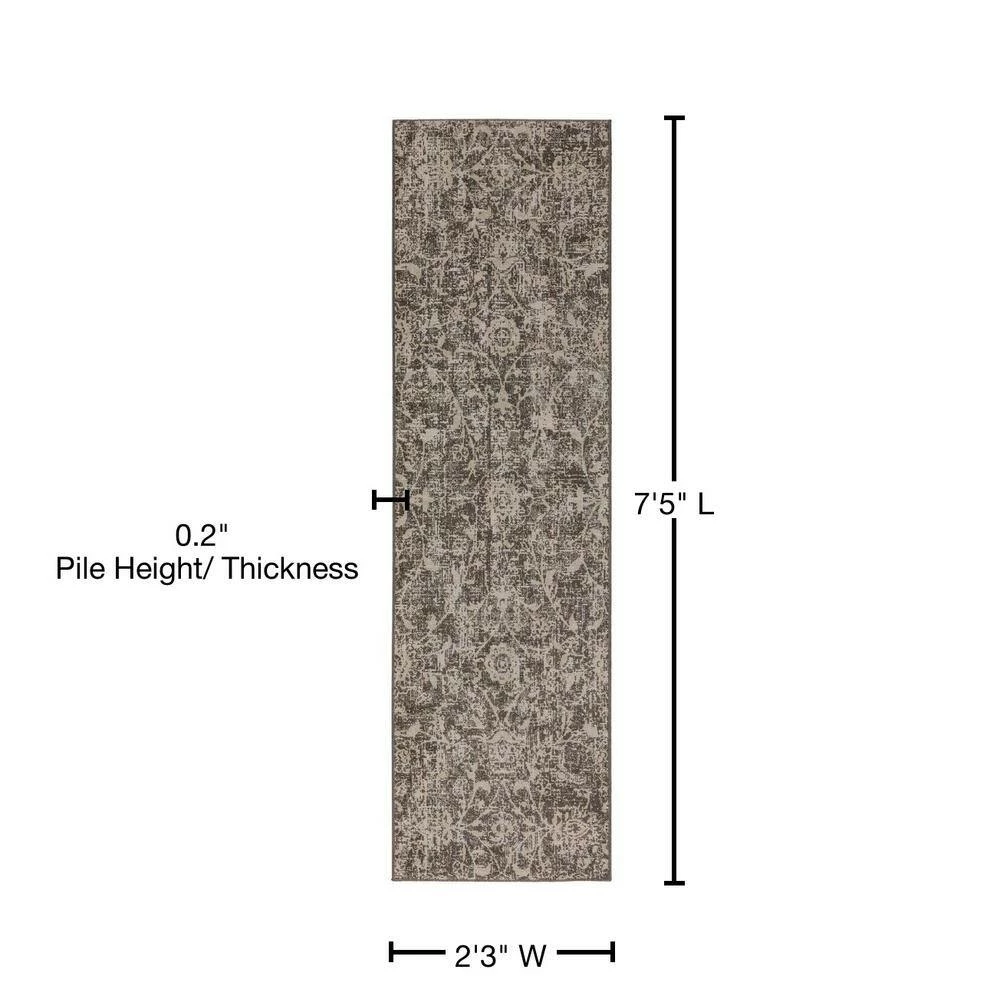 Fergus 7 Mink 2 ft. 3 in. x 7 ft. 5 in. Area Rug Runner Rug by Addison Rugs 12 Fergus 7 Mink 2 ft. 3 in. x 7 ft. 5 in. Area Rug Runner Rug by Addison Rugs - Image 10