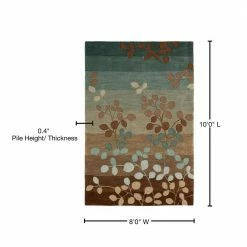 Ascot 1 Striped Floral Mocha 8 ft. x 10 ft. Area Rug by Addison Rugs 14 Ascot 1 Striped Floral Mocha 8 ft. x 10 ft. Area Rug by Addison Rugs -TrafficMaster Decor Store mocha addison rugs area rugs hdas1mo8x10 76 1000