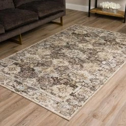 Fergus 6 Mocha 5 ft. x 7 ft. 5 in. Area Rug by Addison Rugs -TrafficMaster Decor Store mocha addison rugs area rugs hdfg6mo5x7 31 1000
