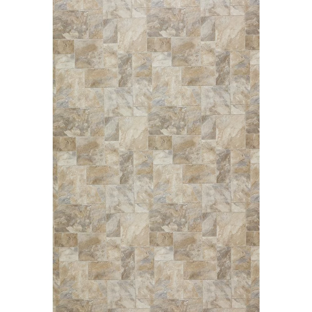 Modular Natural Slate Stone Residential Vinyl Sheet Flooring 12ft. Wide x Cut to Length by TrafficMaster 10 Modular Natural Slate Stone Residential Vinyl Sheet Flooring 12ft. Wide x Cut to Length by TrafficMaster - Image 8