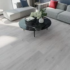 SPC 7-/16 in. W Mont-Orford Gray Oak Waterproof Click-Lock Luxury Vinyl Plank Flooring (28.84 sq. ft./Case) by TrafficMaster -TrafficMaster Decor Store mont orford gray oak trafficmaster vinyl plank flooring tm2106 4f 1000