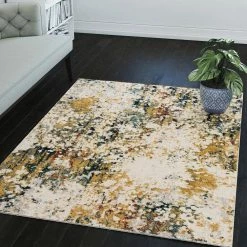 Gentry 26 Multi 9 Ft. 4 In. x 13 Ft. 2 In. Abstract Watercolor Area Rug by Addison Rugs -TrafficMaster Decor Store multi addison rugs area rugs hdge26mu9x13 31 1000