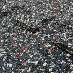 18 in. x 18 in. Rubber Gym/Exercise Flooring Tiles with Nike Grind (14.32 sq. ft.) (6-Pack) Colors will Vary by TrafficMaster -TrafficMaster Decor Store multi colored specs light gray base trafficmaster gym floor tiles 58807 fa 1000