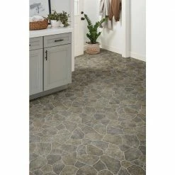 Natural Paver Residential Vinyl Sheet Flooring 12ft. Wide x Cut to Length by TrafficMaster 17 Natural Paver Residential Vinyl Sheet Flooring 12ft. Wide x Cut to Length by TrafficMaster -TrafficMaster Decor Store natural paver trafficmaster vinyl sheet flooring u6910 284c997g144 a0 1000