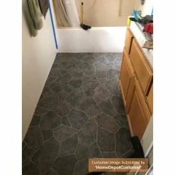 Natural Paver Residential Vinyl Sheet Flooring 12ft. Wide x Cut to Length by TrafficMaster 25 Natural Paver Residential Vinyl Sheet Flooring 12ft. Wide x Cut to Length by TrafficMaster -TrafficMaster Decor Store natural paver trafficmaster vinyl sheet flooring u6910 284c997g144 d4 1000