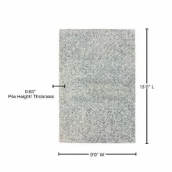 Evie 1 Navy 9 ft. x 13 ft. Area Rug by Addison Rugs -TrafficMaster Decor Store navy addison rugs area rugs hdev1na9x13 76 1000