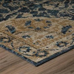Fergus 3 Navy 2 ft. 3 in. x 7 ft. 5 in. Runner Rug by Addison Rugs -TrafficMaster Decor Store navy addison rugs area rugs hdfg3na2x7 4f 1000
