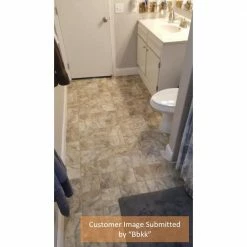 Neutral Square Slate Stone Residential Vinyl Sheet Flooring 12ft. Wide x Cut to Length by TrafficMaster -TrafficMaster Decor Store neutral slate trafficmaster vinyl sheet flooring u6920 258c990p144 d4 1000