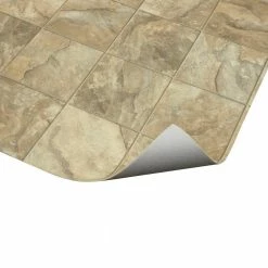 Neutral Square Slate Stone Residential Vinyl Sheet Flooring 12ft. Wide x Cut to Length by TrafficMaster -TrafficMaster Decor Store neutral slate trafficmaster vinyl sheet flooring u6920 258c990p144 fa 1000