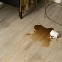 Oak Knoll 8 mm T x 7.48 in. W Water Resistant Laminate Wood Flooring (23.69 sq.ft/Case) by TrafficMaster 9 Oak Knoll 8 mm T x 7.48 in. W Water Resistant Laminate Wood Flooring (23.69 sq.ft/Case) by TrafficMaster -TrafficMaster Decor Store oak knoll trafficmaster laminate wood flooring tm3 4f 1000