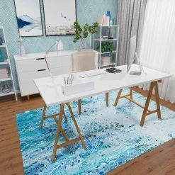Copeland Ocean 9 ft. x 12 ft. Abstract Area Rug by Addison Rugs -TrafficMaster Decor Store ocean addison rugs area rugs hdkc18oc9x12 d4 1000