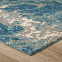 Larkin 1 Ocean 5 ft. 1 in. x 7 ft. 5 in. Area Rug by Addison Rugs -TrafficMaster Decor Store ocean addison rugs area rugs hdlk1oc5x7 c3 1000