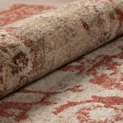 Provincial 4 Paprika 9 ft. 6 x 13 ft. 2 Distressed Persian Area Rug by Addison Rugs -TrafficMaster Decor Store paprika addison rugs area rugs hdpc4pa10x13 44 1000