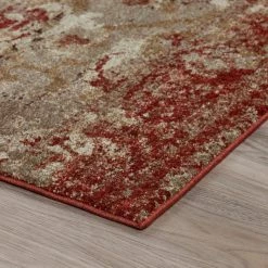 Provincial 4 Paprika 9 ft. 6 x 13 ft. 2 Distressed Persian Area Rug by Addison Rugs -TrafficMaster Decor Store paprika addison rugs area rugs hdpc4pa10x13 4f 1000