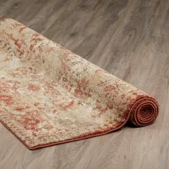 Provincial 4 Paprika 9 ft. 6 x 13 ft. 2 Distressed Persian Area Rug by Addison Rugs -TrafficMaster Decor Store paprika addison rugs area rugs hdpc4pa10x13 77 1000