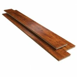 Perry Hickory 8mm T x 4.92 in. W Laminate Wood Flooring (16.33 sq.ft/Case) by TrafficMaster -TrafficMaster Decor Store perry hickory trafficmaster laminate wood flooring hl84 a 31 1000