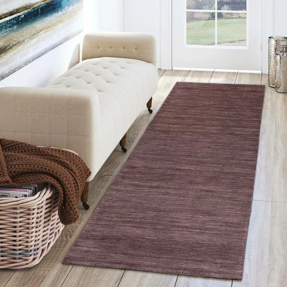 Corbett 1 Plum 2 ft. 3 in. x 7 ft. 6 in. Area Rug by Addison Rugs 13 Corbett 1 Plum 2 ft. 3 in. x 7 ft. 6 in. Area Rug by Addison Rugs - Image 11