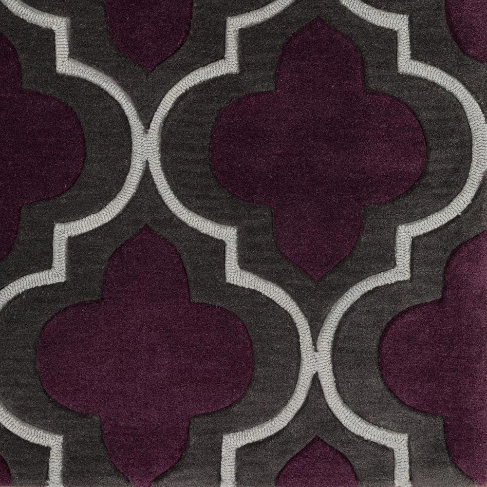 Tantamount 3 Morrocan Trellis Plum 9 ft. x 13 ft. Area Rug by Addison Rugs 6 Tantamount 3 Morrocan Trellis Plum 9 ft. x 13 ft. Area Rug by Addison Rugs - Image 4