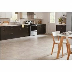 Portland Stone Gray 18 in. x 18 in. Glazed Ceramic Floor and Wall Tile (348.8 sq. ft. / pallet) by TrafficMaster 25 Portland Stone Gray 18 in. x 18 in. Glazed Ceramic Floor and Wall Tile (348.8 sq. ft. / pallet) by TrafficMaster -TrafficMaster Decor Store portland stone gray trafficmaster ceramic tile ulmk1818pl1pv 44 1000