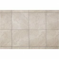 Portland Stone Gray 18 in. x 18 in. Glazed Ceramic Floor and Wall Tile (348.8 sq. ft. / pallet) by TrafficMaster 23 Portland Stone Gray 18 in. x 18 in. Glazed Ceramic Floor and Wall Tile (348.8 sq. ft. / pallet) by TrafficMaster -TrafficMaster Decor Store portland stone gray trafficmaster ceramic tile ulmk1818pl1pv 4f 1000