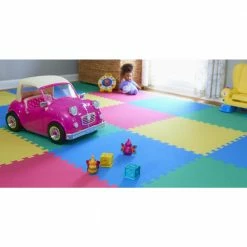 Primary Pastel 24 in. x 24 in. x 0.47 in. Foam Playroom Floor Tiles (4 Tiles/Pack) (16 sq. ft.) by TrafficMaster 27 Primary Pastel 24 in. x 24 in. x 0.47 in. Foam Playroom Floor Tiles (4 Tiles/Pack) (16 sq. ft.) by TrafficMaster -TrafficMaster Decor Store primary pastel trafficmaster gym floor tiles 24121hdus 76 1000