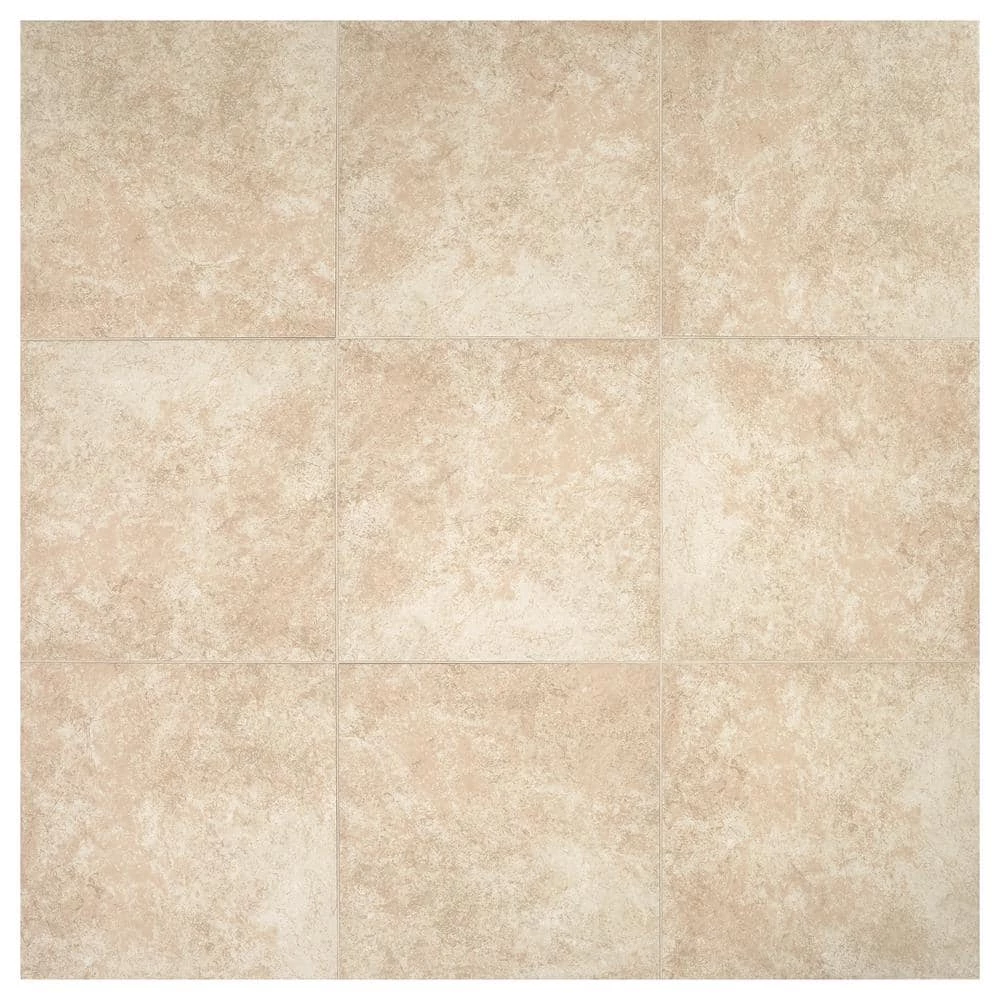 Provo Beige 16 in. x 16 in. Ceramic Floor and Wall Tile (309.6 sq. ft / pallet) by TrafficMaster 4 Provo Beige 16 in. x 16 in. Ceramic Floor and Wall Tile (309.6 sq. ft / pallet) by TrafficMaster - Image 2
