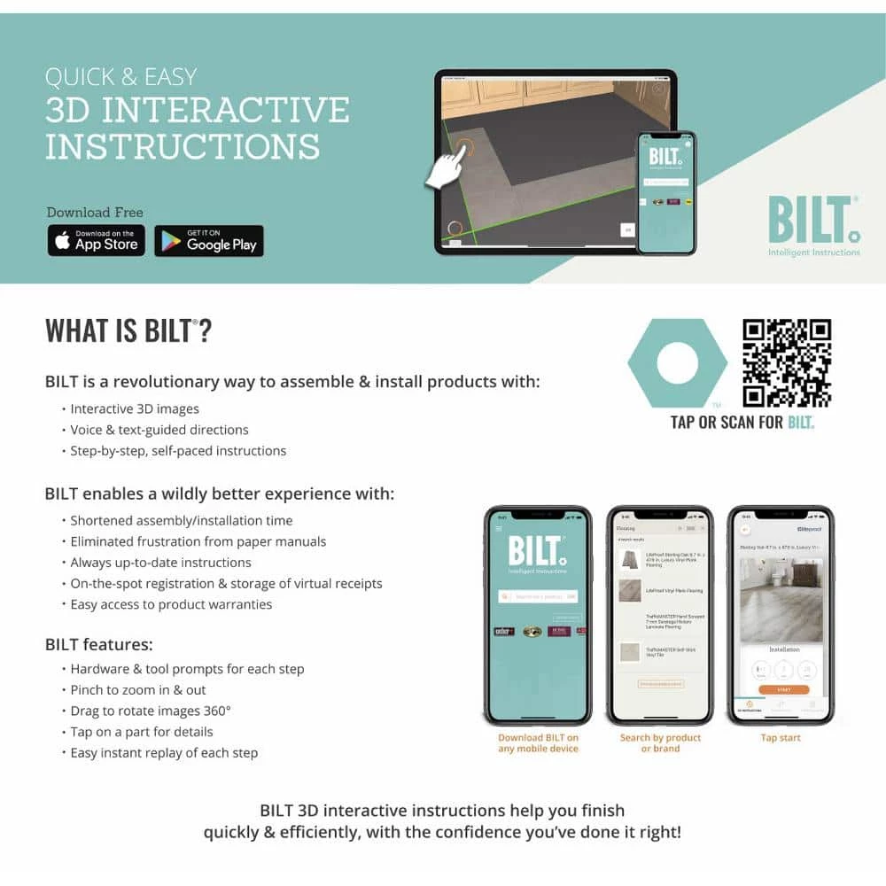 Saratoga 7.6 in. W Pewter Hickory Laminate Wood Flooring (24.17 sq. ft./case) by TrafficMaster 9 Saratoga 7.6 in. W Pewter Hickory Laminate Wood Flooring (24.17 sq. ft./case) by TrafficMaster - Image 7