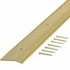 Satin Brass Fluted 72 in. x 2 in. Carpet Trim by TrafficMaster -TrafficMaster Decor Store satin brass trafficmaster carpet transition strips 18549 64 1000