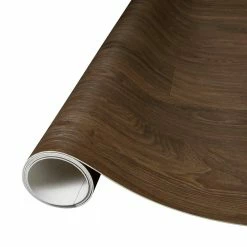 Scorched Walnut Natural Wood Residential Vinyl Sheet Flooring 12ft. Wide x Cut to Length by TrafficMaster -TrafficMaster Decor Store scorched walnut natural trafficmaster vinyl sheet flooring u9450 407c844p144 44 1000