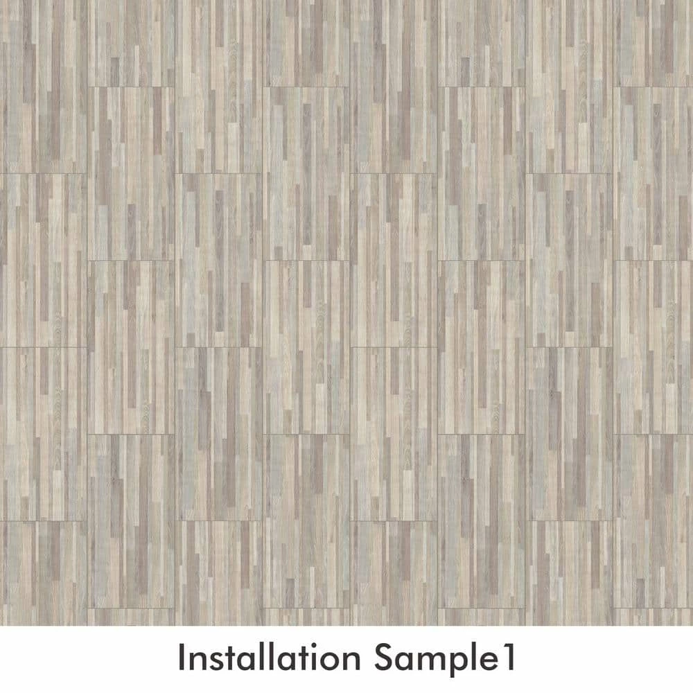 Seashore Wood 12 in. x 24 in. Peel and Stick Vinyl Tile Flooring (20 sq. ft. / case) by TrafficMaster 9 Seashore Wood 12 in. x 24 in. Peel and Stick Vinyl Tile Flooring (20 sq. ft. / case) by TrafficMaster - Image 7