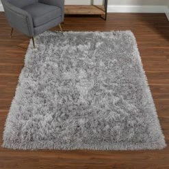 Sensation 1 Silver 9 ft. x 13 ft. Area Rug by Addison Rugs -TrafficMaster Decor Store silver addison rugs area rugs hdss1si9x13 31 1000