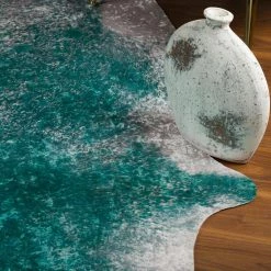 Winston 5 Teal 8 ft. 10 in. x 11 ft. Faux Hyde Area Rug by Addison Rugs 11 Winston 5 Teal 8 ft. 10 in. x 11 ft. Faux Hyde Area Rug by Addison Rugs -TrafficMaster Decor Store teal addison rugs area rugs hdwn5te9x11 1d 1000