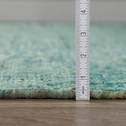 Zen 5 Turquoise 2 ft. 3 in. x 7 ft. 6 in. Runner Rug by Addison Rugs -TrafficMaster Decor Store turquoise addison rugs area rugs hdze5tu2x8 1f 1000