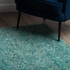 Zen 5 Turquoise 2 ft. 3 in. x 7 ft. 6 in. Runner Rug by Addison Rugs -TrafficMaster Decor Store turquoise addison rugs area rugs hdze5tu2x8 76 1000