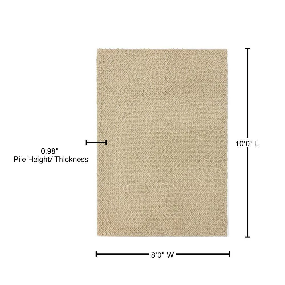 Samson 1 Vanilla 8 ft. x 10 ft. Area Rug by Addison Rugs 12 Samson 1 Vanilla 8 ft. x 10 ft. Area Rug by Addison Rugs - Image 10