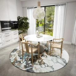 Copeland Volcano 8 ft. x 8 ft. Round Abstract Area Rug by Addison Rugs -TrafficMaster Decor Store volcano addison rugs area rugs hdkc11vl8ro 31 1000