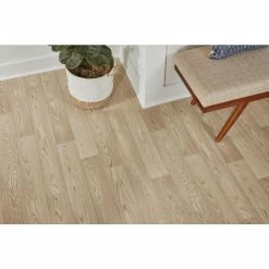 White Oak Residential Vinyl Sheet Flooring 12 ft. Wide x Cut to Length by TrafficMaster -TrafficMaster Decor Store white oak trafficmaster vinyl sheet flooring u4410406k735g14 31 1000