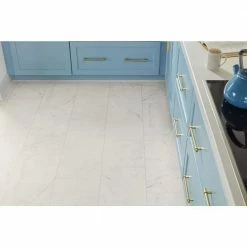 Emerson White Residential Vinyl Sheet Flooring 12 ft. Wide x Cut to Length by TrafficMaster -TrafficMaster Decor Store white trafficmaster vinyl sheet flooring u8530407c502p14 31 1000