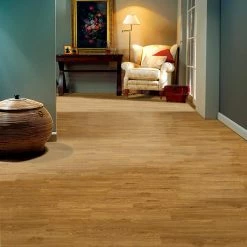 6 in. W x 36 in. L Honey Oak Peel and Stick Luxury Vinyl Plank Flooring (36 sq. ft./case) by TrafficMaster -TrafficMaster Decor Store wood look trafficmaster vinyl plank flooring hp0431n 44 1000